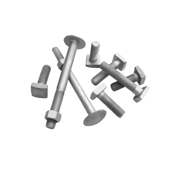 Square head and round head screws